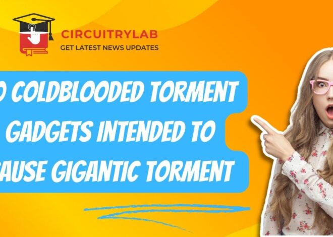 10 Coldblooded Torment Gadgets Intended to Cause Gigantic Torment